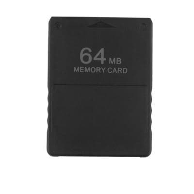 Carte mémoire noire 64 Mo pour Sony Playstation 2 (PS2) - Straße Game ®