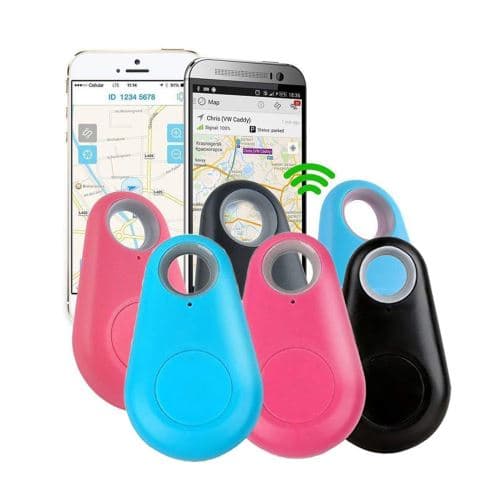 Alpexe Lot de 6 Trackers intelligent Alarme Anti Perte GPS Bluetooth (couleurs aléatoires)