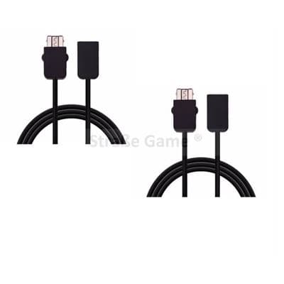 2 x Câble d'extension rallonge pour manette Nintendo Mini Nes Classic MiniNes - 1,8 mètre - Straße Game ®