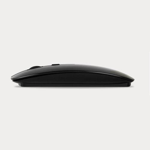 VSHOP® Souris Sans Fil Ultra Mince Optique pour PC, Ordinateur Portable, Ordinateur de Bureau , Compatible avec Windows Linux Vista - Noir