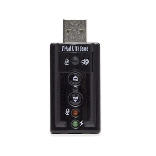 VSHOP ® Adaptateur Carte Son AC-3 Clé USB Audio Micro 3D Stéréo 7.1 Canaux