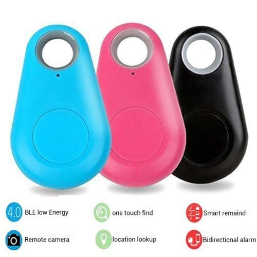 Alpexe Lot de 3 Tracker sans fil Bluetooth enfant sac portefeuille clé GPS localisateur anti perte (couleurs aléatoires)