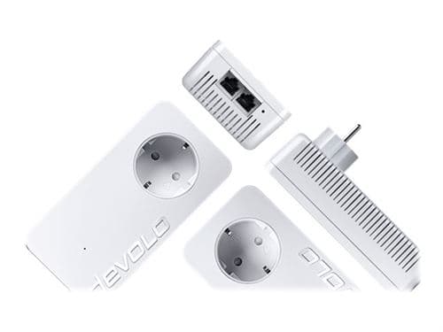 devolo dLAN 1200+ WiFi ac - Adaptateur CPL 1GbE, HomePlug AV (HPAV) Bi-bande - Branchement mural