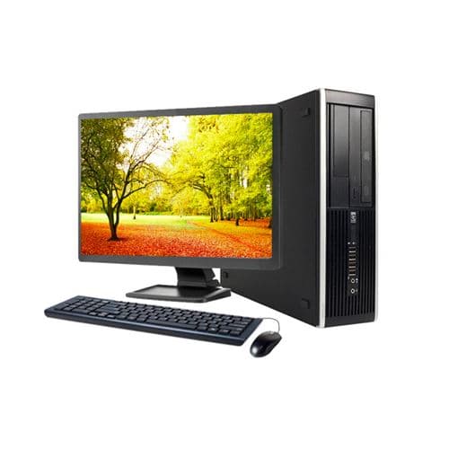 Unité centrale HP 6000 SFF - Dual Core - RAM 4Go - HDD 160Go - Windows 7 - Ecran 17 - Reconditionné