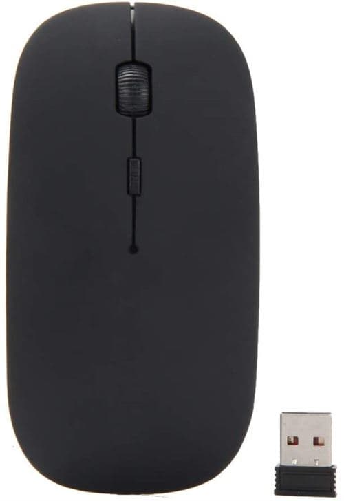 Souris Sans fil Vshop Noir avec Mini récepteur USB PC Windows Macbook