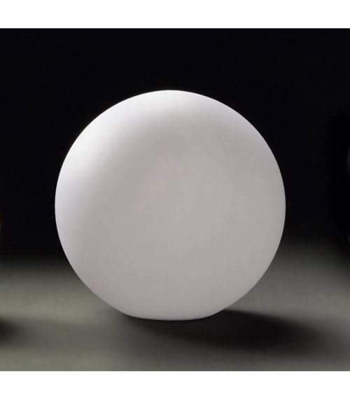 Lampe de Table Huevo Ball 1 Ampoule E27 Medium Outdoor IP65, blanc opal