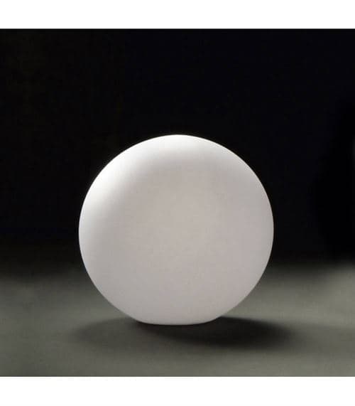 Lampe de Table Huevo Ball 1 Ampoule E27 Small Outdoor IP65, blanc opal