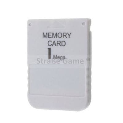 Carte mémoire 1 Mb (15 blocs) pour Sony Playstation 1 (PSX), PSOne, compatible PS2 - Straße Game ®