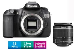 Canon EOS 60D + Obj. Canon EF-S IS II 18 - 55 mm f/3.5 - 5.6