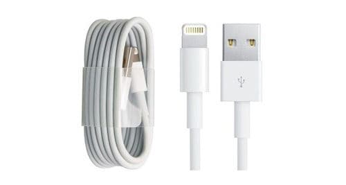 Vshop® câble pour iphone chargeur 1m - cordon compatible pour iphone 12 pro max/11/xs/xr/8 plus/7/6s/se 2/ipad air/mini-blanc