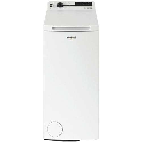 Whirlpool ZEN TDLRBX 6252BS FR/N - Machine à laver - largeur : 40 cm - profondeur : 60 cm - hauteur : 90 cm - chargement par le dessus - 42 litres - 6 kg - 1200 tours/min - blanc