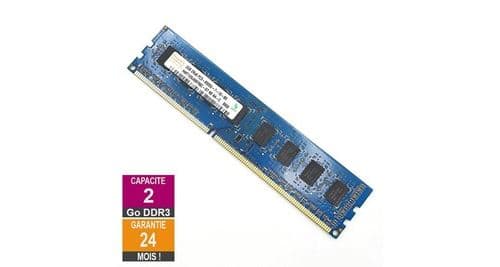 Barrette mémoire 2go ram ddr3 hynix hmt125u6bfr8c-g7 dimm pc3-8500u 1rx8