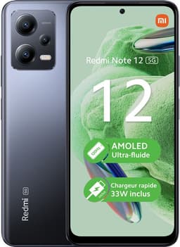 Smartphone Xiaomi Redmi Note 12 6,67" 5G Double nano SIM 128 Go Gris