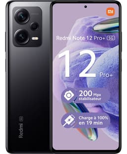 Smartphone Xiaomi Redmi Note 12 Pro Plus 6,67" 5G Double nano SIM 256 Go Noir