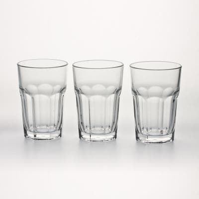Pasabahce - Lot De 3 Verres Gobelet Forme Haute Casablanca 36 Cl