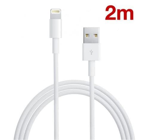 INECK® Câble 2M pour iPhone iPad Lightning vers USB Recharge et Data Sync pour iPhone X 8 Plus 7 Plus 6S Plus 6 Plus 5C 5S 5 SE, iPad Pro, iPad Air, iPad Mini etc. 2Mètres