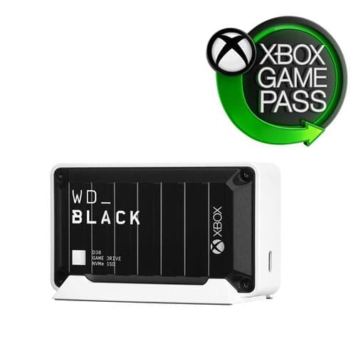 Disque SSD Externe WD_BLACK D30 pour Xbox 2 To Noir
