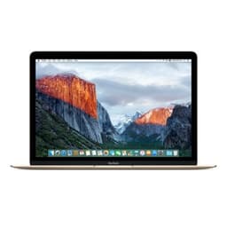 Apple MacBook 12" LED 512 Go Flash 8 Go RAM Intel Core M bicœur à 1,2 GHz FK4N2F/A Or reconditionné certifié Apple Début 2015
