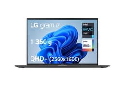 PC Portable LG Gram 17Z90R-AD78F 17" Intel Evo Core i7 32 Go RAM 1 To SSD Noir