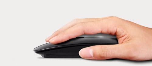 VSHOP® Souris Sans Fil pour PC, Ordinateur Portable, Compatible avec Windows, Mac, Linux, Vista, Macbook [Noir]