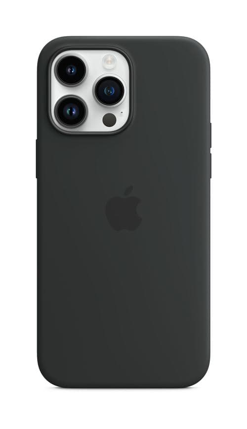 Coque en silicone avec MagSafe pour Apple iPhone 14 Pro Max Minuit