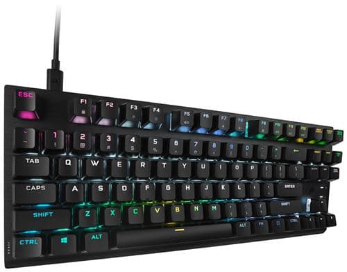 Clavier filaire gaming Azerty Corsair K60 Pro TKL CH-911D01A-FR RGB Noir