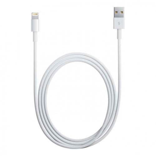 Câble Lightning blanc Apple chargeur iPhone 1m