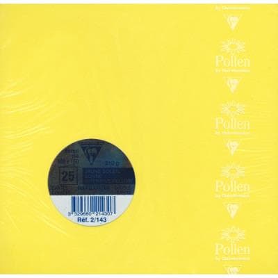 Clairefontaine - Carte Double 160x160 Soleil - Paquet De 25