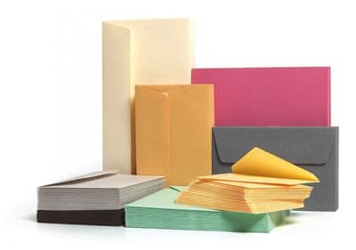 Paquet de 25 cartes pliées Pollen 135x135mm Caramel 210g