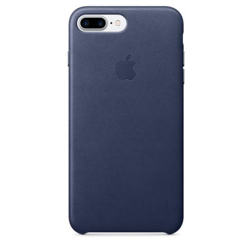 Coque en cuir Apple pour iPhone 7 Plus Bleu nuit