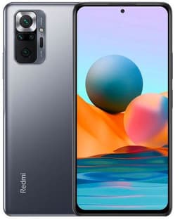 Xiaomi Redmi Note 10 Pro - 4G smartphone - double SIM - RAM 4 Go / 64 Go - écran OEL - 6.67" - 2400 x 1080 pixels (120 Hz) - 4x caméras arrière 108 MP, 8 MP, 5 MP, 2 MP - front camera 16 MP - gris onyx