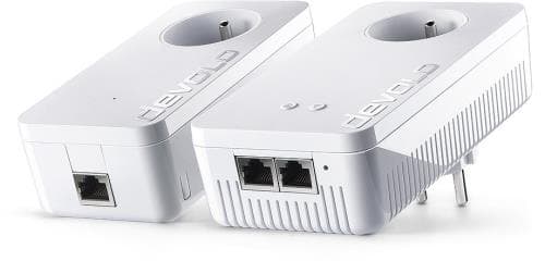 Kit de démarrage 2 adaptateurs Devolo CPL dLAN 1200+ Wifi ac