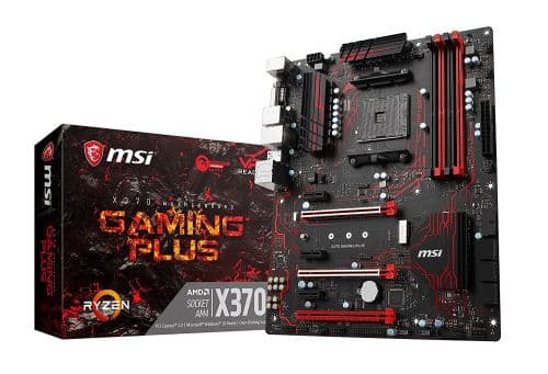 MSI X370 GAMING PLUS AMD X370 Socket AM4 ATX carte mère - cartes mères (DDR4-SDRAM, DIMM, 1866,2133,2400,2667,2933,3200 MHz, Dual, 64 Go, AMD)
