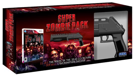 House of the dead 2 & 3 + Overshotgun Sega pour Wii