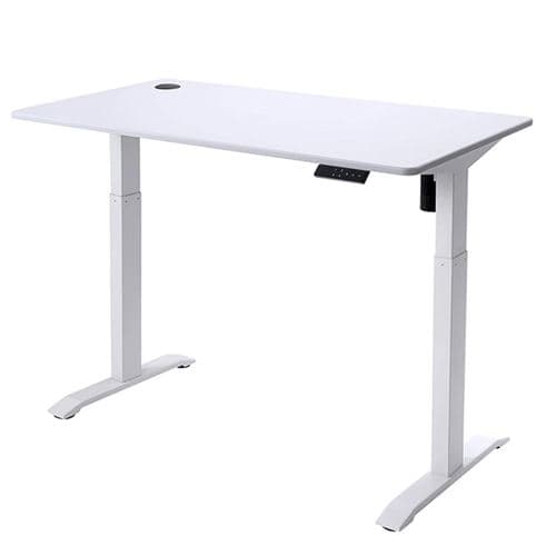 Bureau ergonomique électrique Urban Factory Blanc