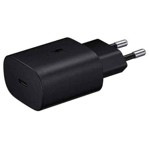 Chargeur Adaptateur Secteur Rapide 25W pour Samsung Galaxy M33 5G SM-M336B 6.6 - Noir - Visiodirect -