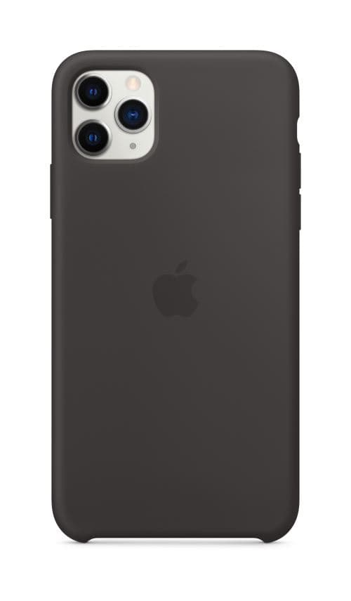 Coque en silicone pour iPhone 11 Pro Max Noir