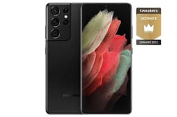 Samsung Galaxy S21 Ultra 5G - 5G smartphone - double SIM - RAM 12 Go / Mémoire interne 128 Go - écran OEL - 6.8" - 3200 x 1440 pixels (120 Hz) - 4x caméras arrière 12 MP, 108 MP, 10 MP, 10 MP - front camera 40 MP - noir fantôme