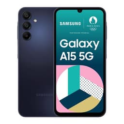 Smartphone Samsung Galaxy A15 6,5" 5G Double nano SIM 128 Go Bleu nuit