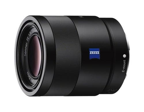 Objectif hybride Sony Sonnar T* FE 55mm f/1,8 Zeiss Noir
