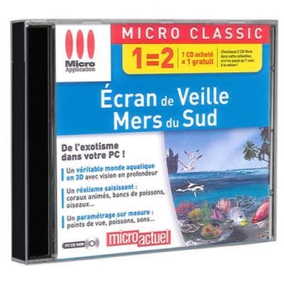 Micro Application - Écran de veille, mers du sud