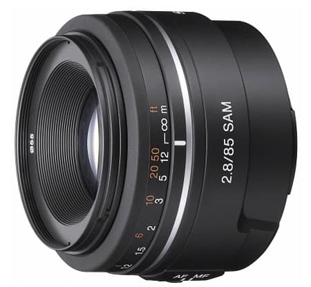 Objectif reflex Sony A 85 mm f/2,8 SAM