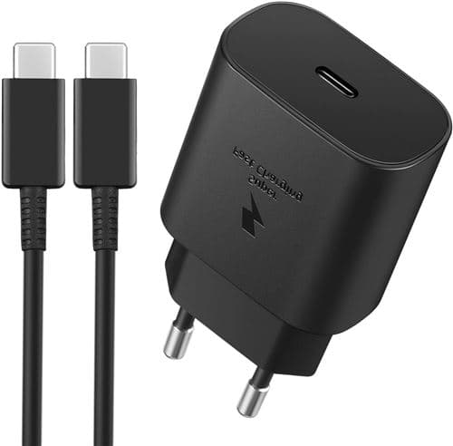 Chargeur rapide 25W Prise Cable USB Type C Charge pour Samsung Galaxy Z Flip5 , Samsung Galaxy Z Fold5 - 100 cm - Straße Tech ®