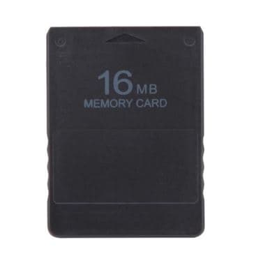 Carte mémoire noire 16 Mo pour Sony Playstation 2 (PS2) - Straße Game ®