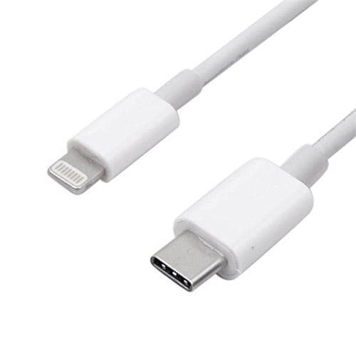 INECK® Câble USB type C vers Lightning, mâle vers Lightning synchronisation de données et chargeur Cordon connecteur adaptateur 1 m, pour Apple iPhone X iPhone 8 iPad Pro Nouveau MacBook Pro 2017