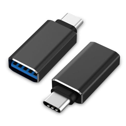 INECK® USB Type-C mâle vers USB 3.0 femelle Connecteur pour Samsung Galaxy S9/S9 Plus/S8/S8+/A3 2017/A5 2017/A8 2018, Huawei P10/P10 Plus/P9/P9 Plus/Honor 9/8, LG G6/G5, Asus Zenfone 5/4/3, Nexus 6P/5X, Oneplus 2/3/5, etc
