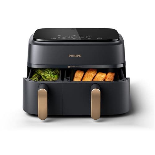 Friteuse sans huile Philips NA352/00 Airfryer 9L noir double panier
