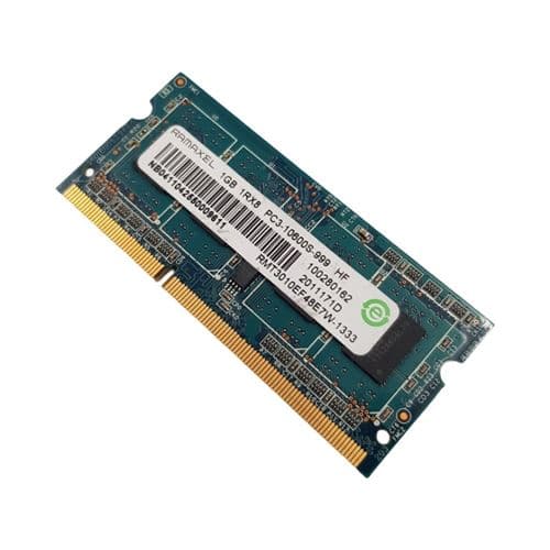 Barrette Mémoire 1Go RAM DDR3 Ramaxel RMT3010EF48E7W-1333 SO-DIMM PC3-10600S 1333MHz 1Rx8