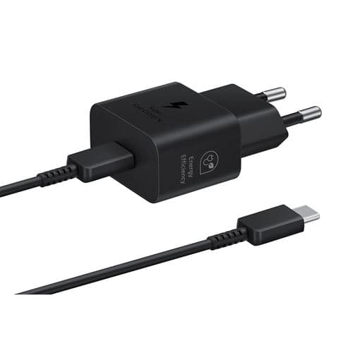 Chargeur secteur Samsung EP-T2510X 25 W Noir + Câble USB-C