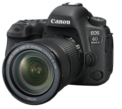 Appareil photo reflex Canon EOS 6D Mark II noir + EF 24-105mm f/3.5-5.6 IS STM